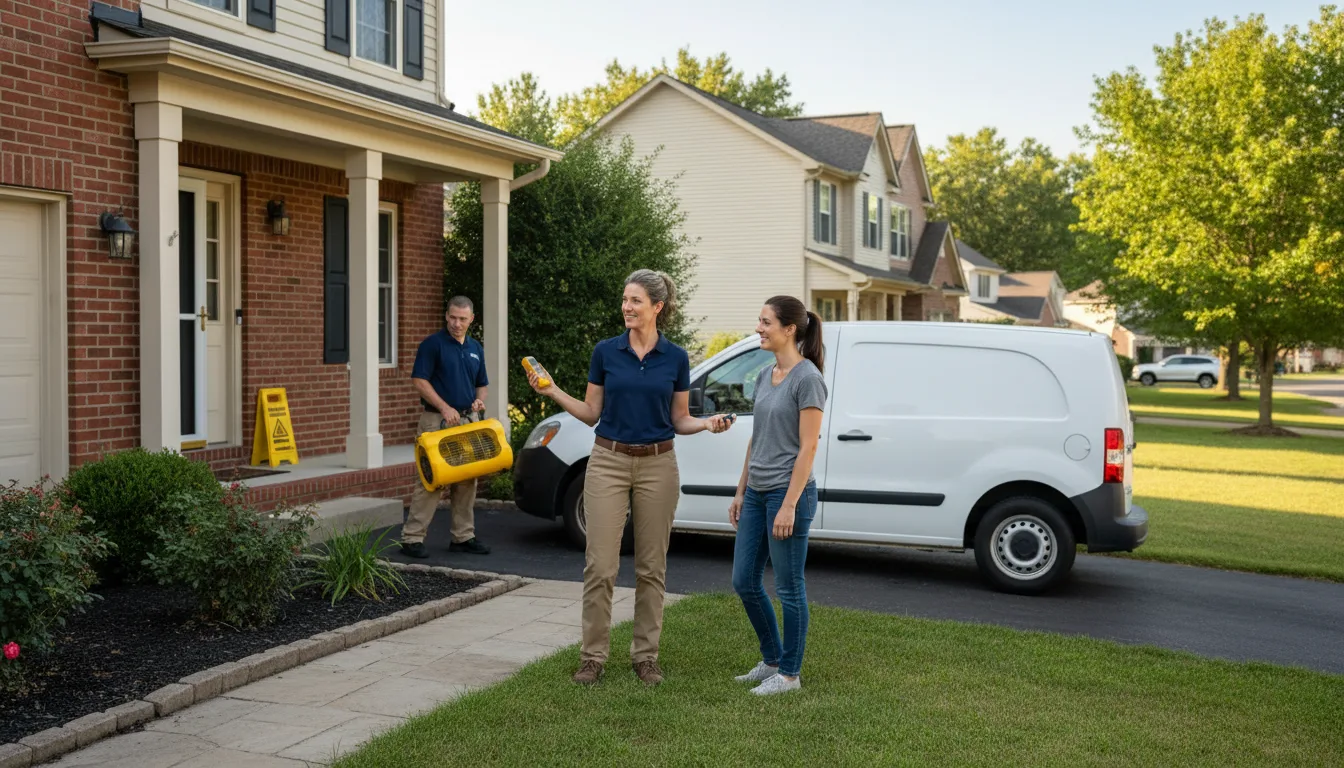 Water restoration image for Home Water Damage Repair in Chillicothe, TX